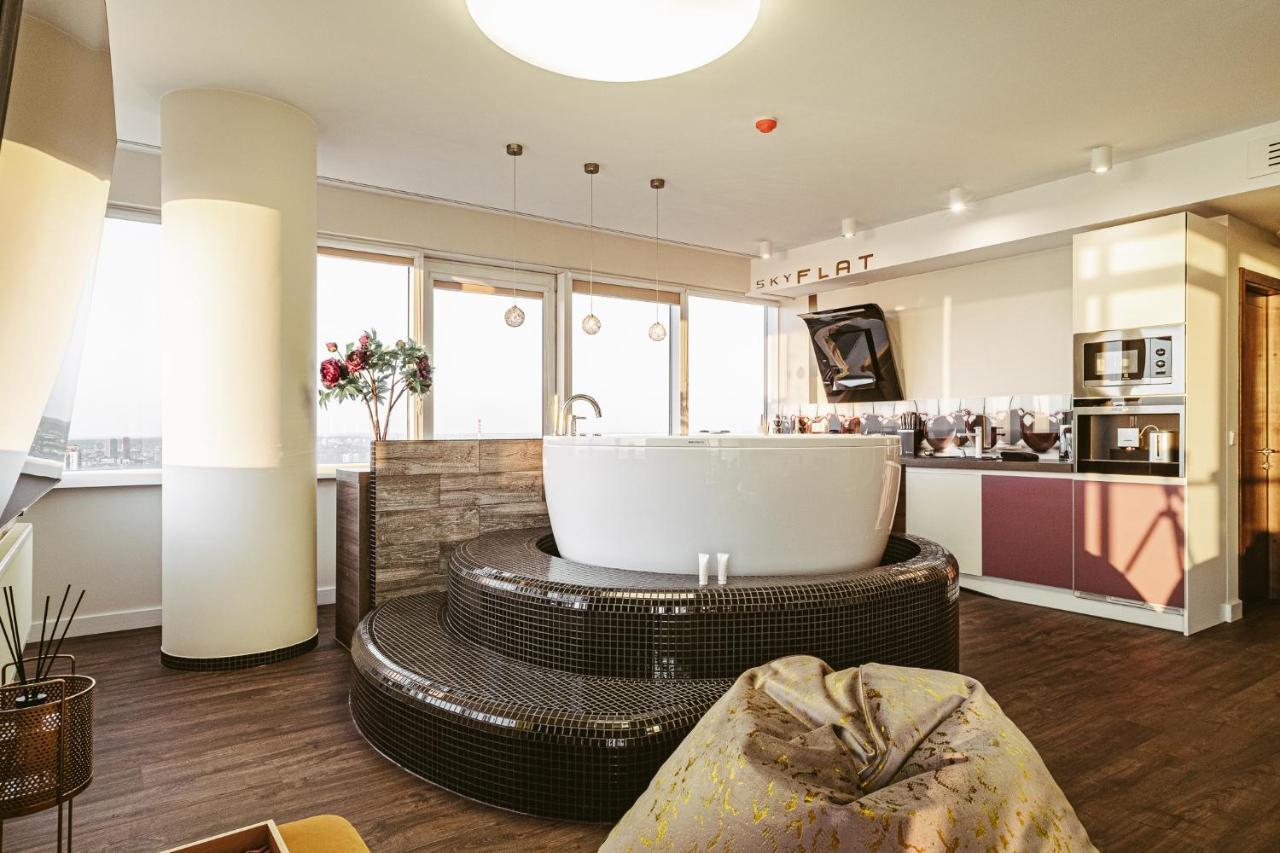 Sky Flat Jacuzzi 27 Floor Apartamento Klaipėda Exterior foto